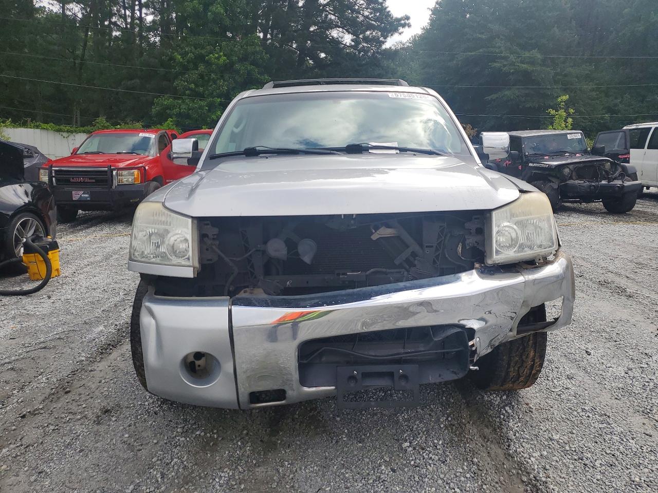 2005 Nissan Armada Se/le Silver vin: 5N1AA08A75N713160