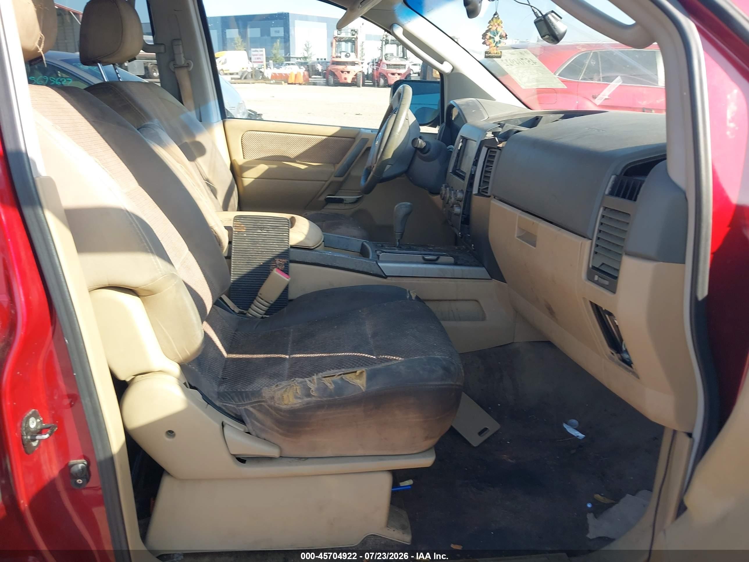 2005 Nissan Armada Se Red vin: 5N1AA08A75N740066