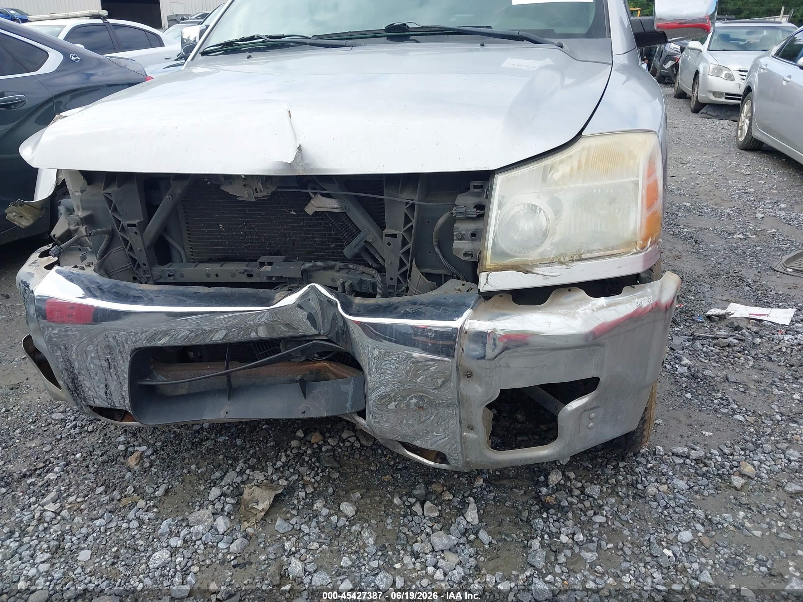 2006 Nissan Armada Se Silver vin: 5N1AA08A76N733233