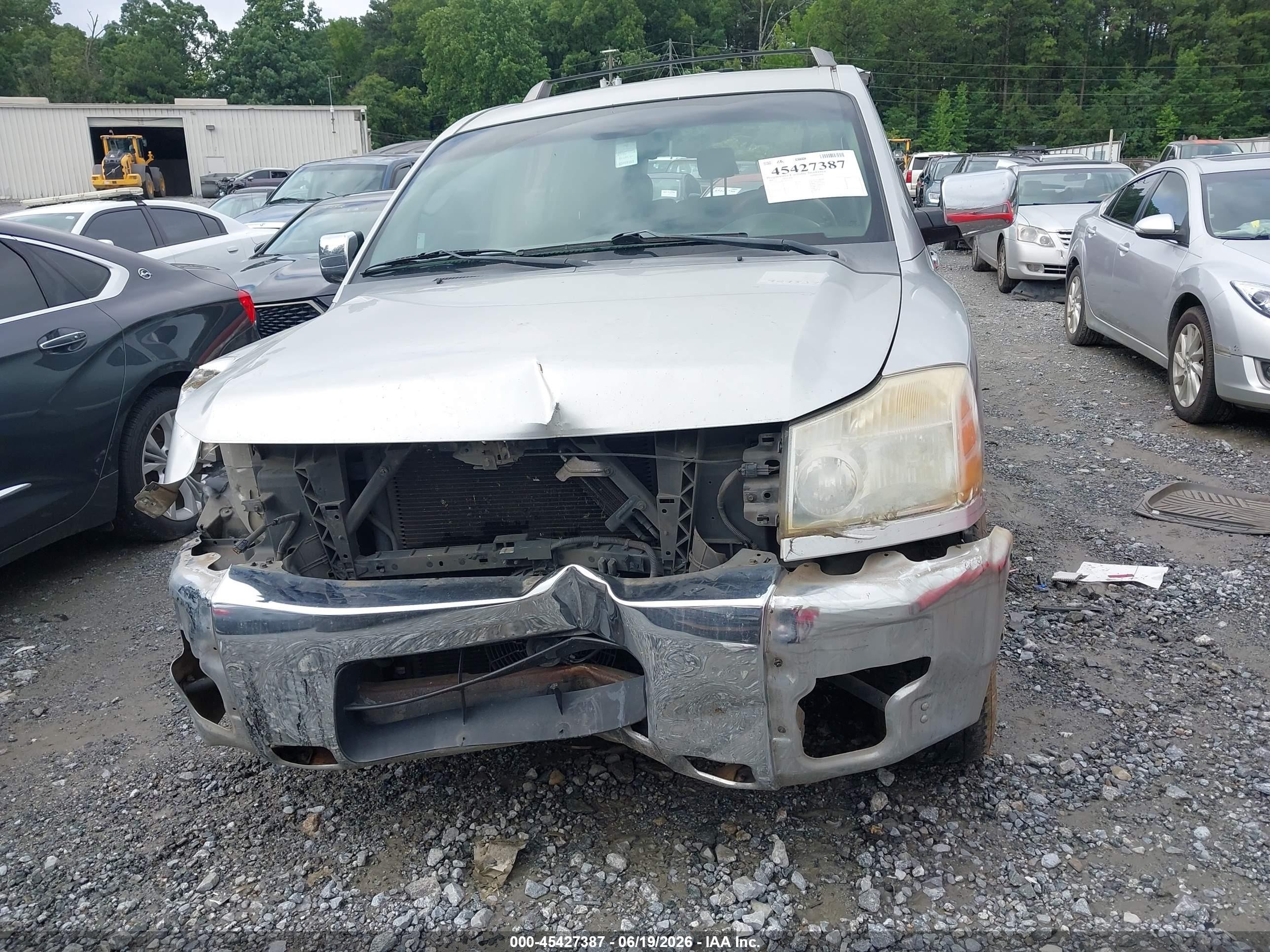 2006 Nissan Armada Se Silver vin: 5N1AA08A76N733233