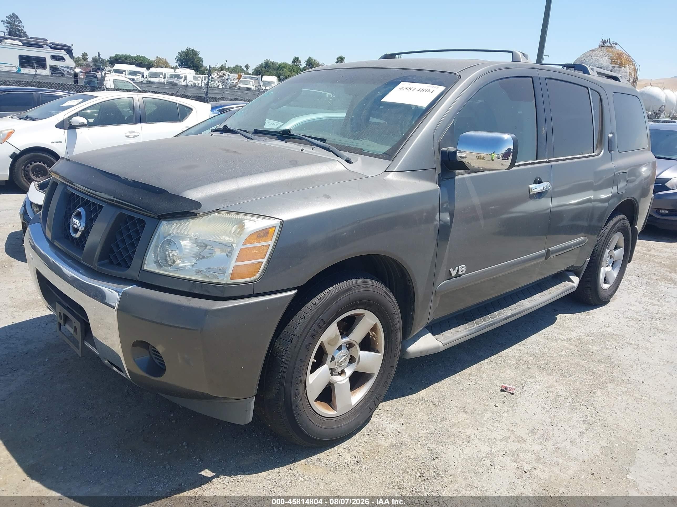 2006 Nissan Armada Se Gray vin: 5N1AA08A96N701416
