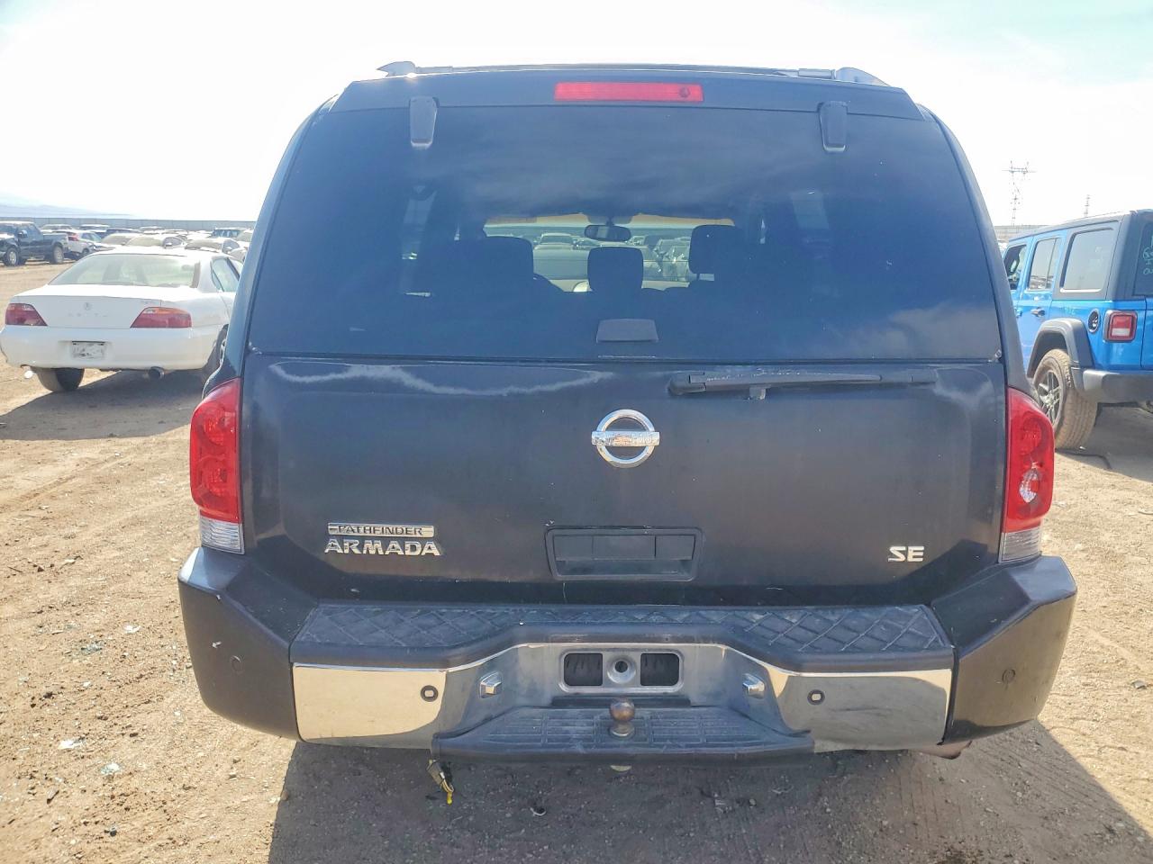 2004 Nissan Armada Se Black vin: 5N1AA08AX4N709327