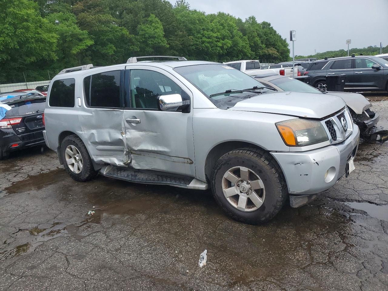 2004 Nissan Armada Se Gray vin: 5N1AA08AX4N726127