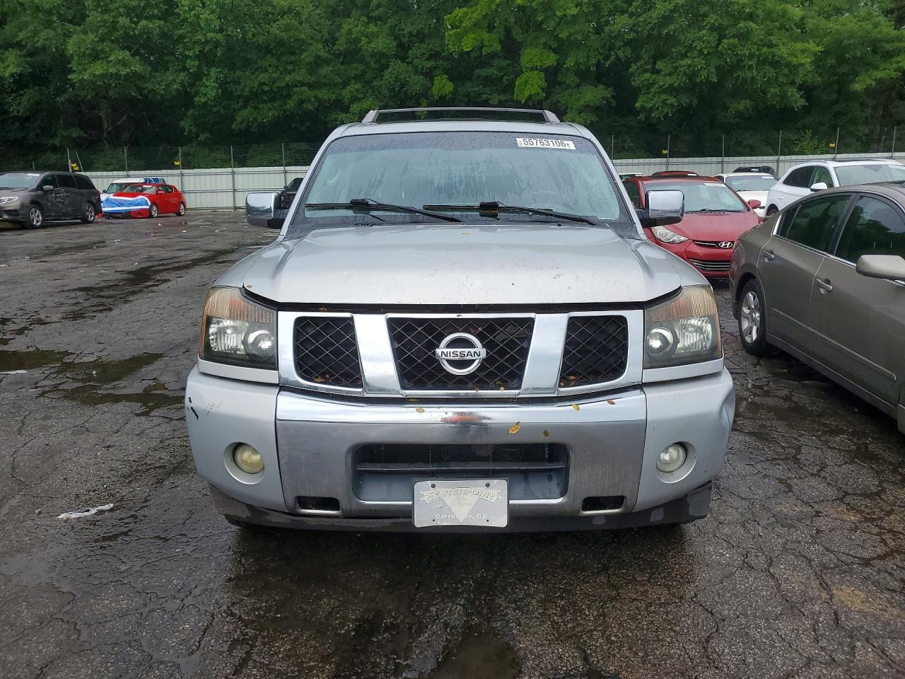 2004 Nissan Armada Se Gray vin: 5N1AA08AX4N726127