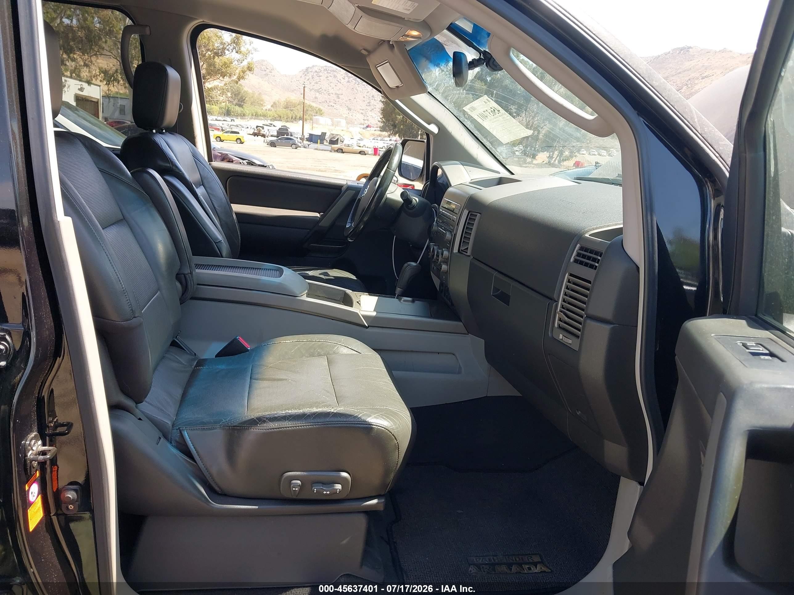 2004 Nissan Pathfinder Armada Se Black vin: 5N1AA08AX4N732753