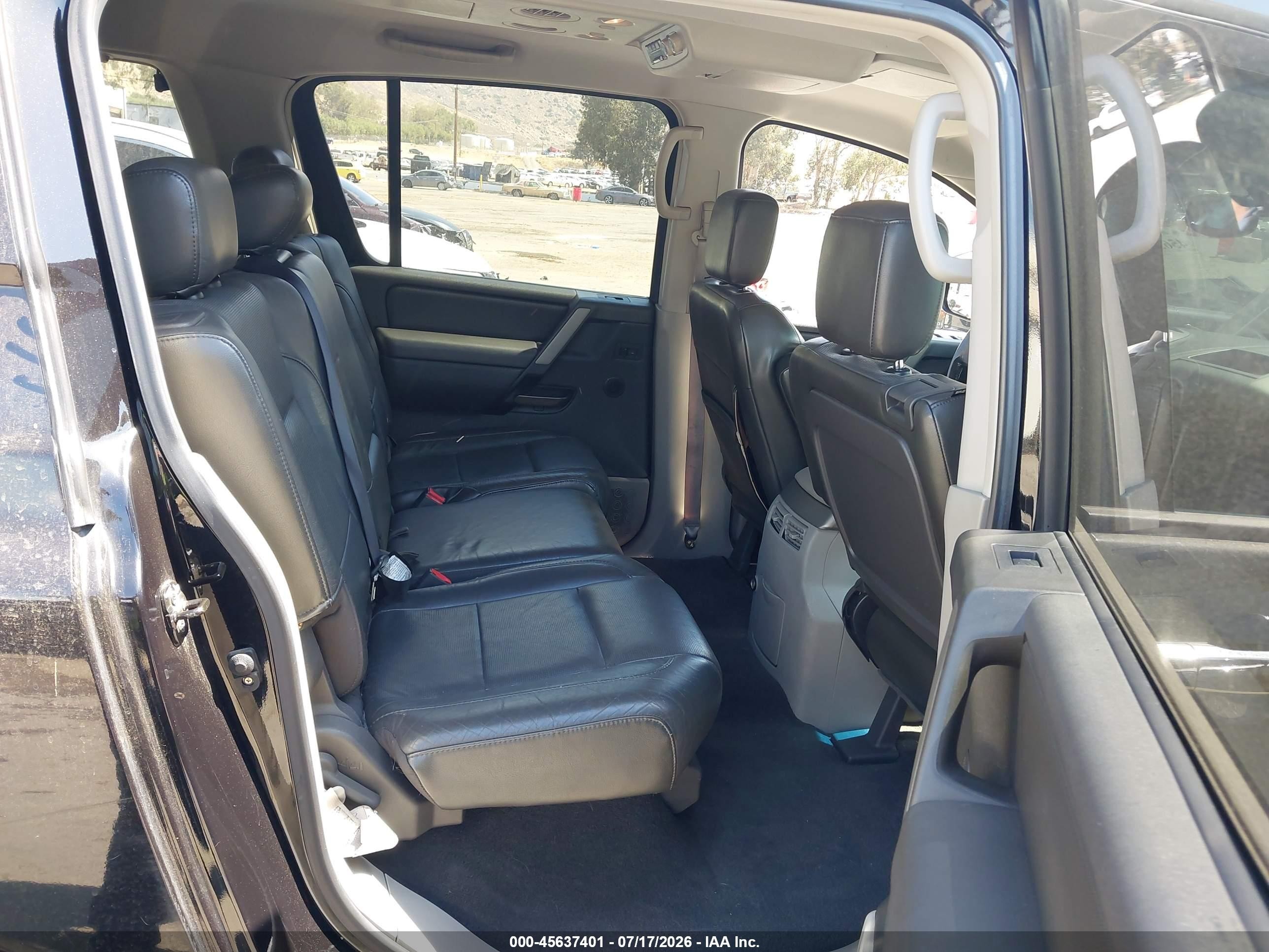 2004 Nissan Pathfinder Armada Se Black vin: 5N1AA08AX4N732753