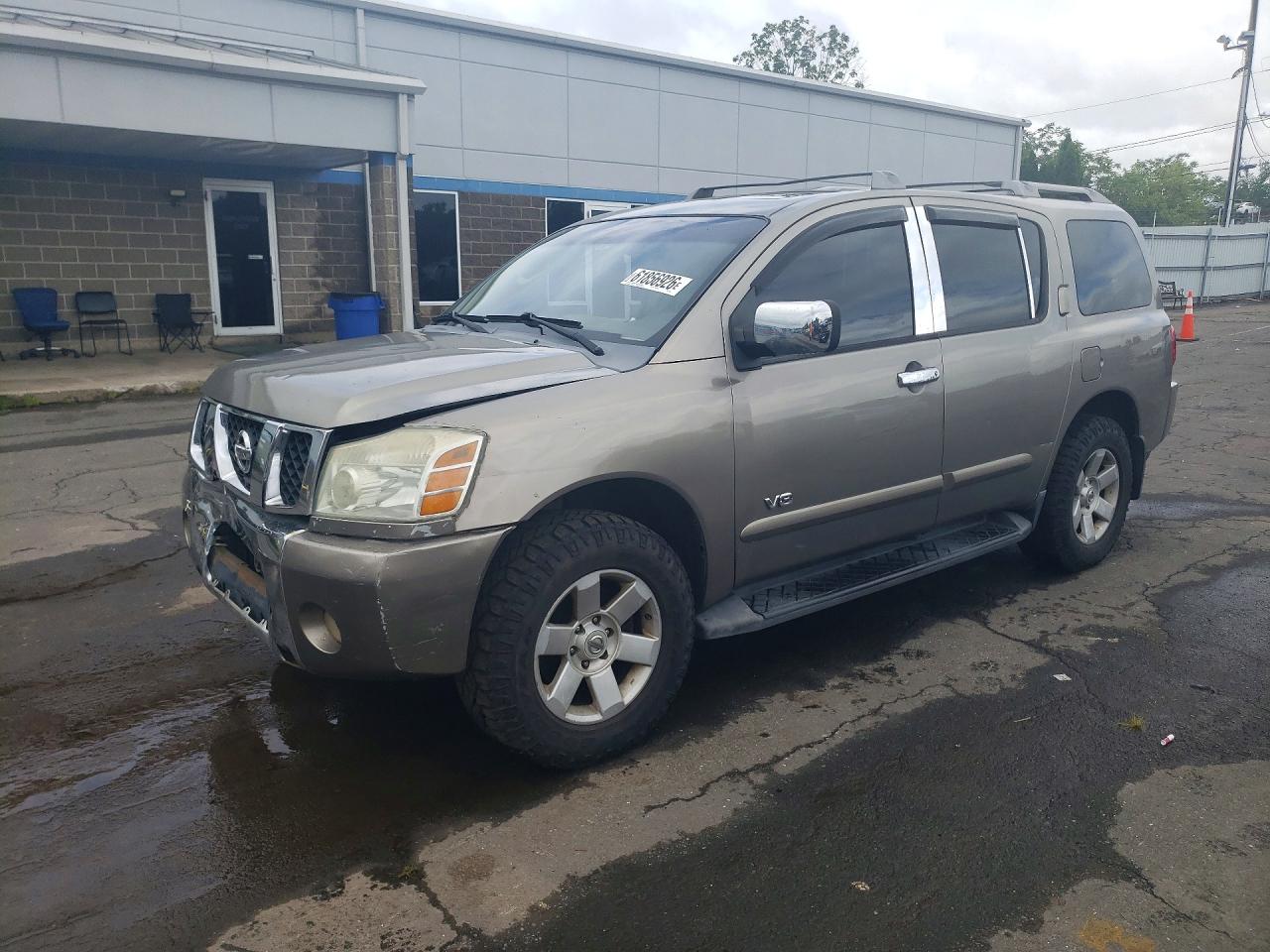 2006 Nissan Armada Se Beige vin: 5N1AA08AX6N732867