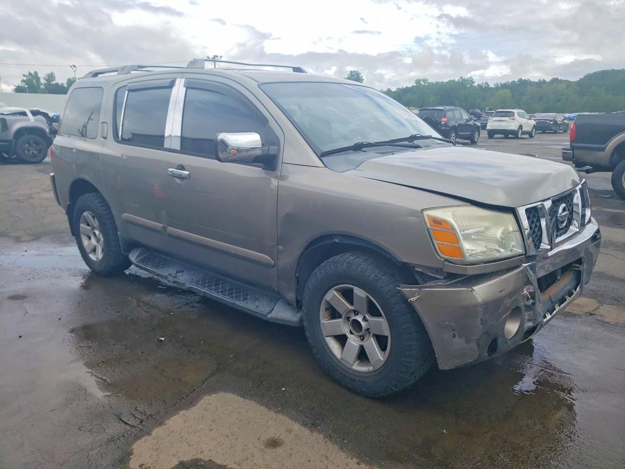 2006 Nissan Armada Se Beige vin: 5N1AA08AX6N732867