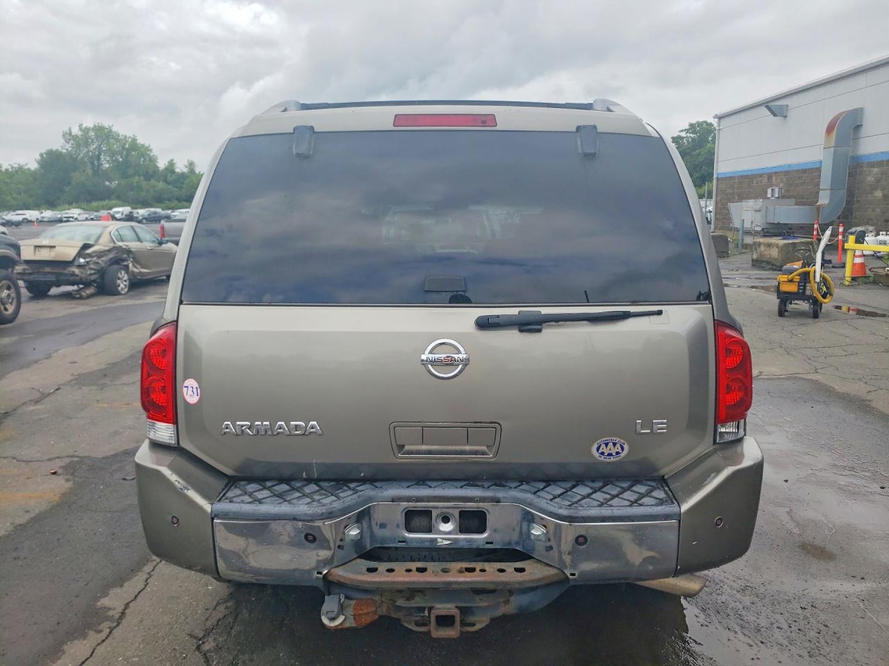 2006 Nissan Armada Se Beige vin: 5N1AA08AX6N732867