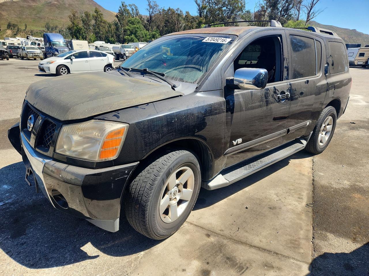 2006 Nissan Armada Se Black vin: 5N1AA08AX6N735509