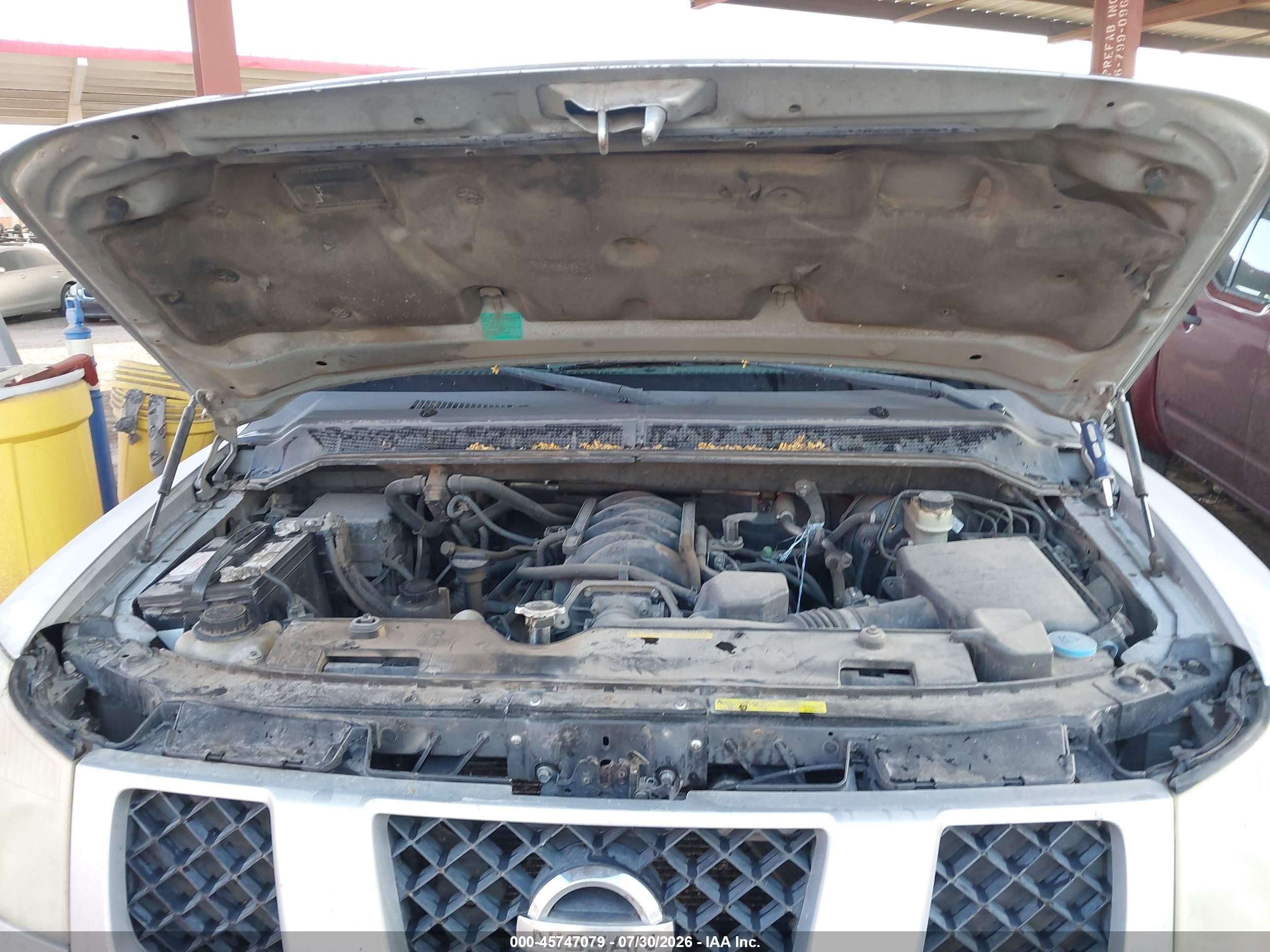 2007 Nissan Armada Se Silver vin: 5N1AA08AX7N719151
