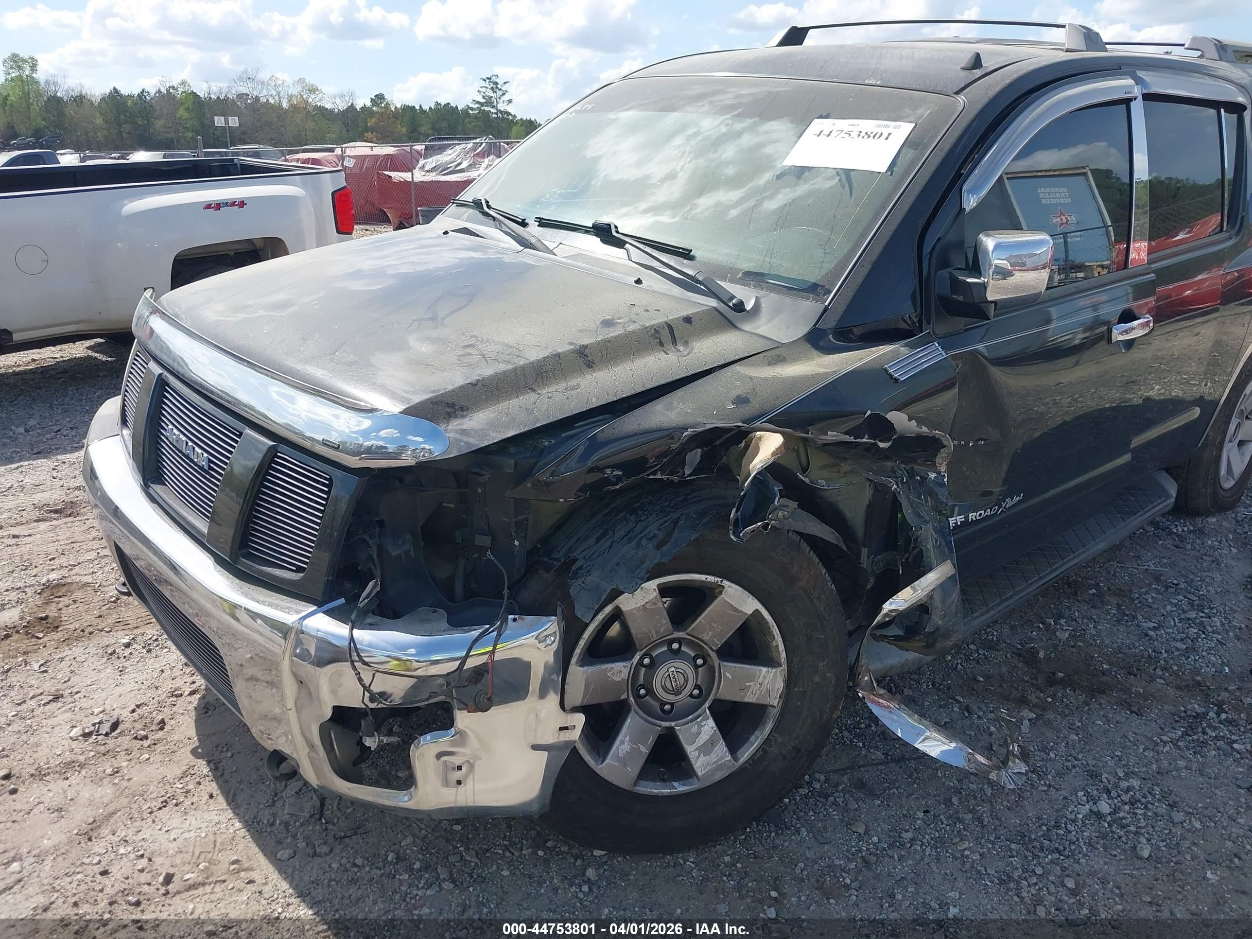 2004 Nissan Pathfinder Armada Se Off-road Black vin: 5N1AA08B04N710625