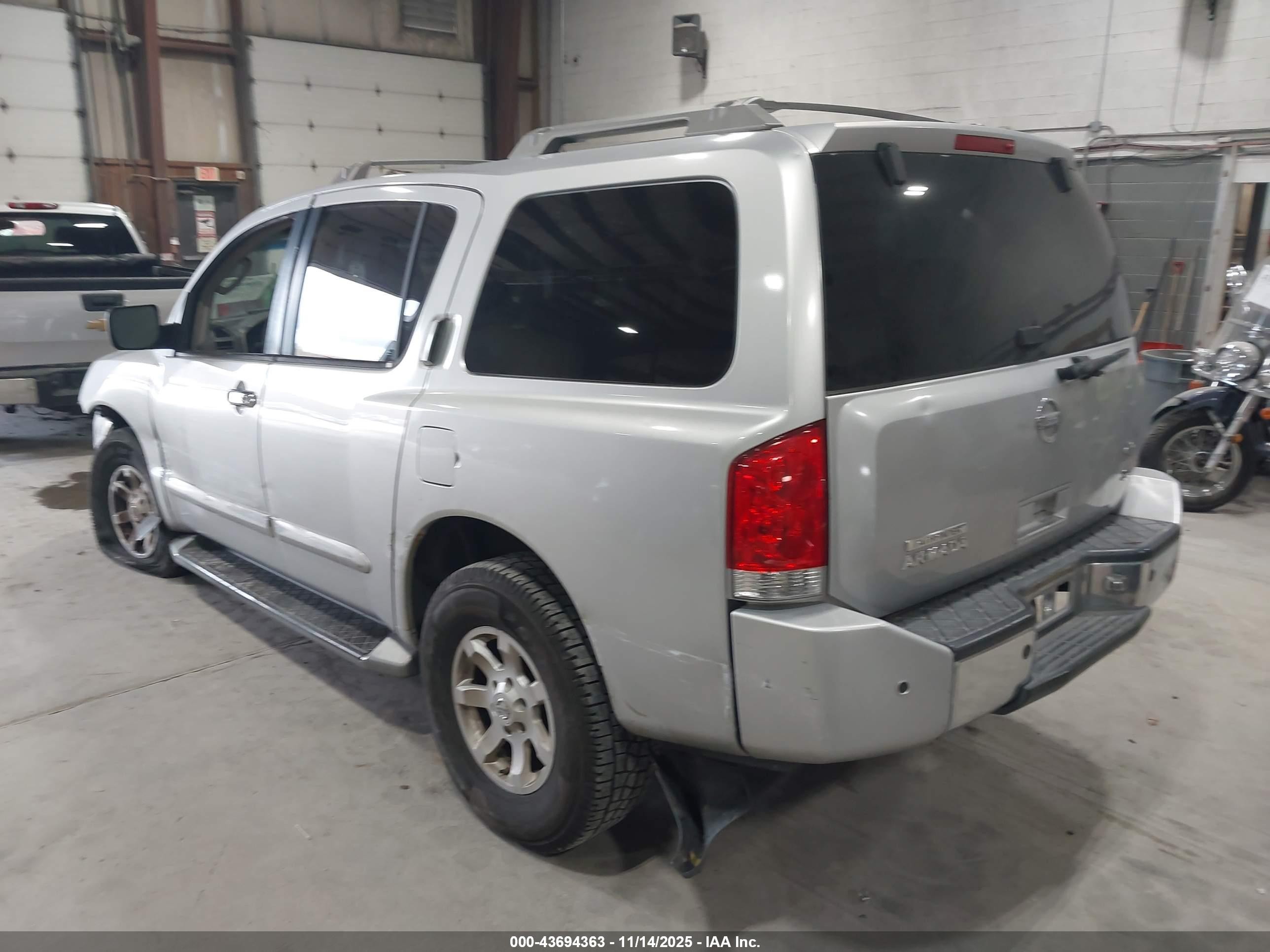2004 Nissan Pathfinder Armada Se Off-road Серебряный vin: 5N1AA08B04N731703