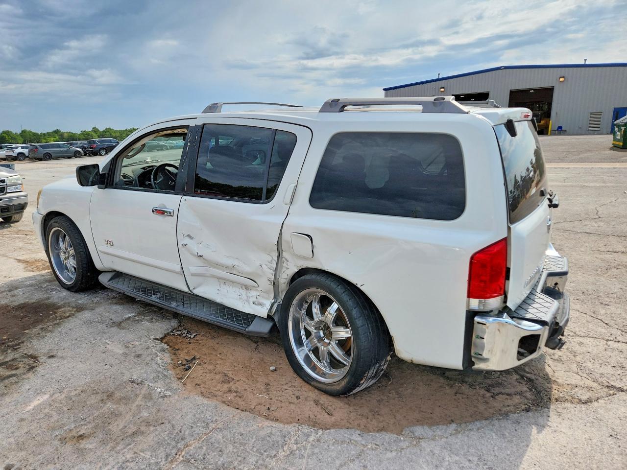 2006 Nissan Armada Se White vin: 5N1AA08B06N730134