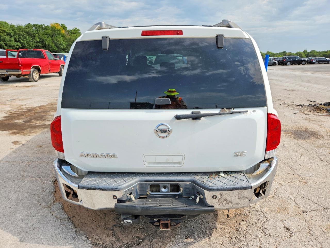 2006 Nissan Armada Se White vin: 5N1AA08B06N730134