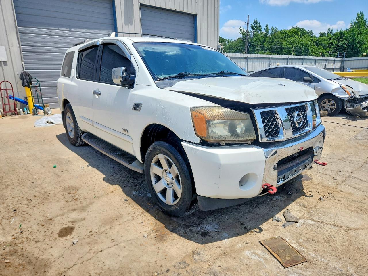 2006 Nissan Armada Se Белый vin: 5N1AA08B06N739271
