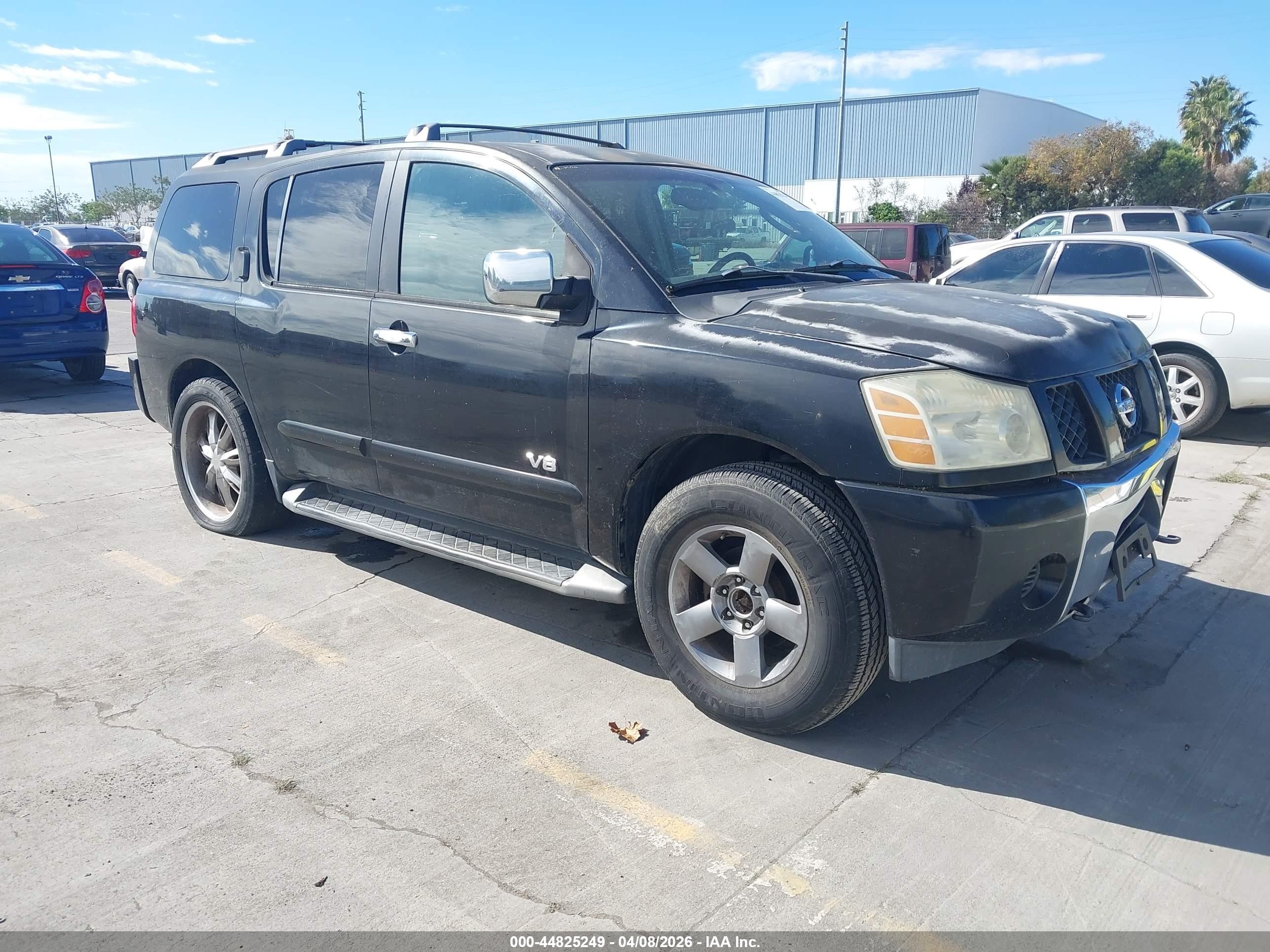 2005 Nissan Armada Se Black vin: 5N1AA08B25N721384