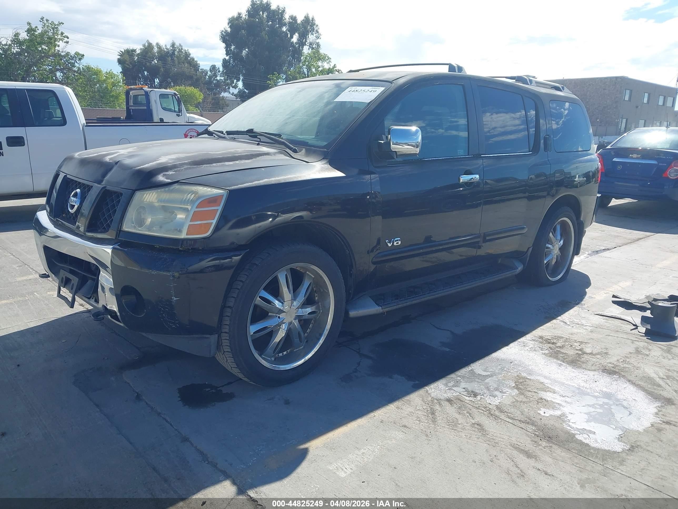 2005 Nissan Armada Se Black vin: 5N1AA08B25N721384