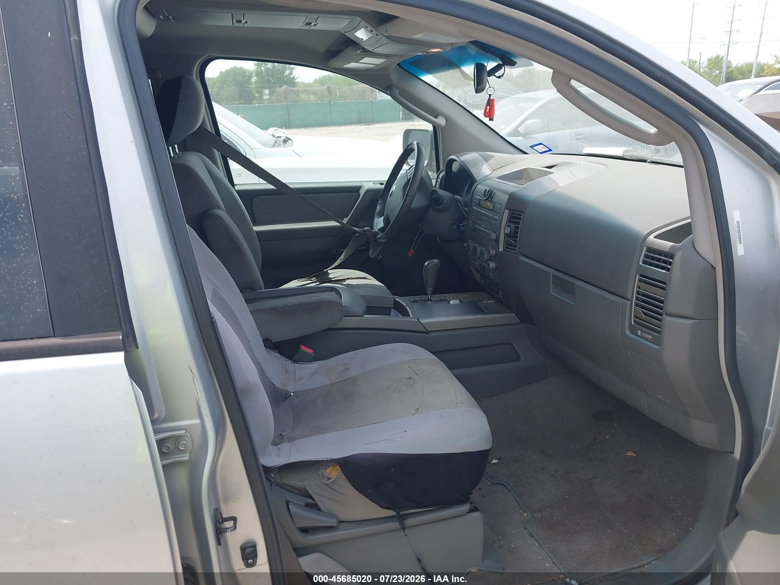 2005 Nissan Armada Se Silver vin: 5N1AA08B35N722902