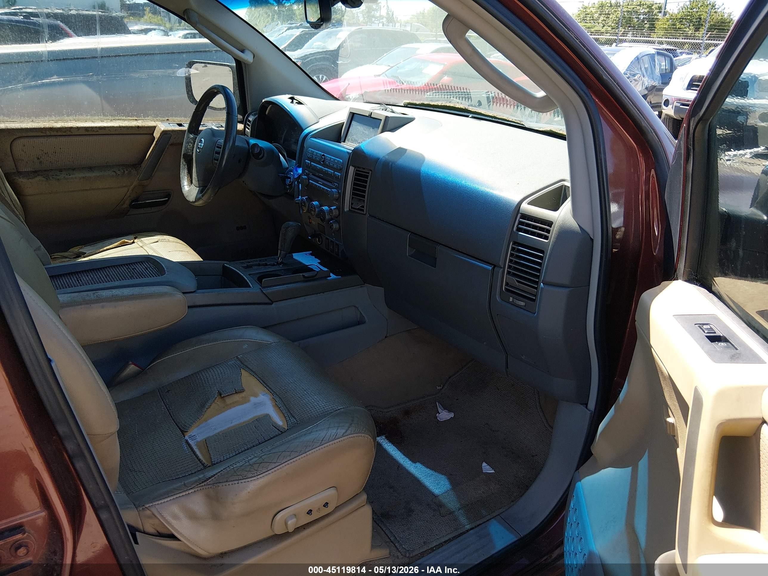 2004 Nissan Pathfinder Armada Le Orange vin: 5N1AA08B44N719358
