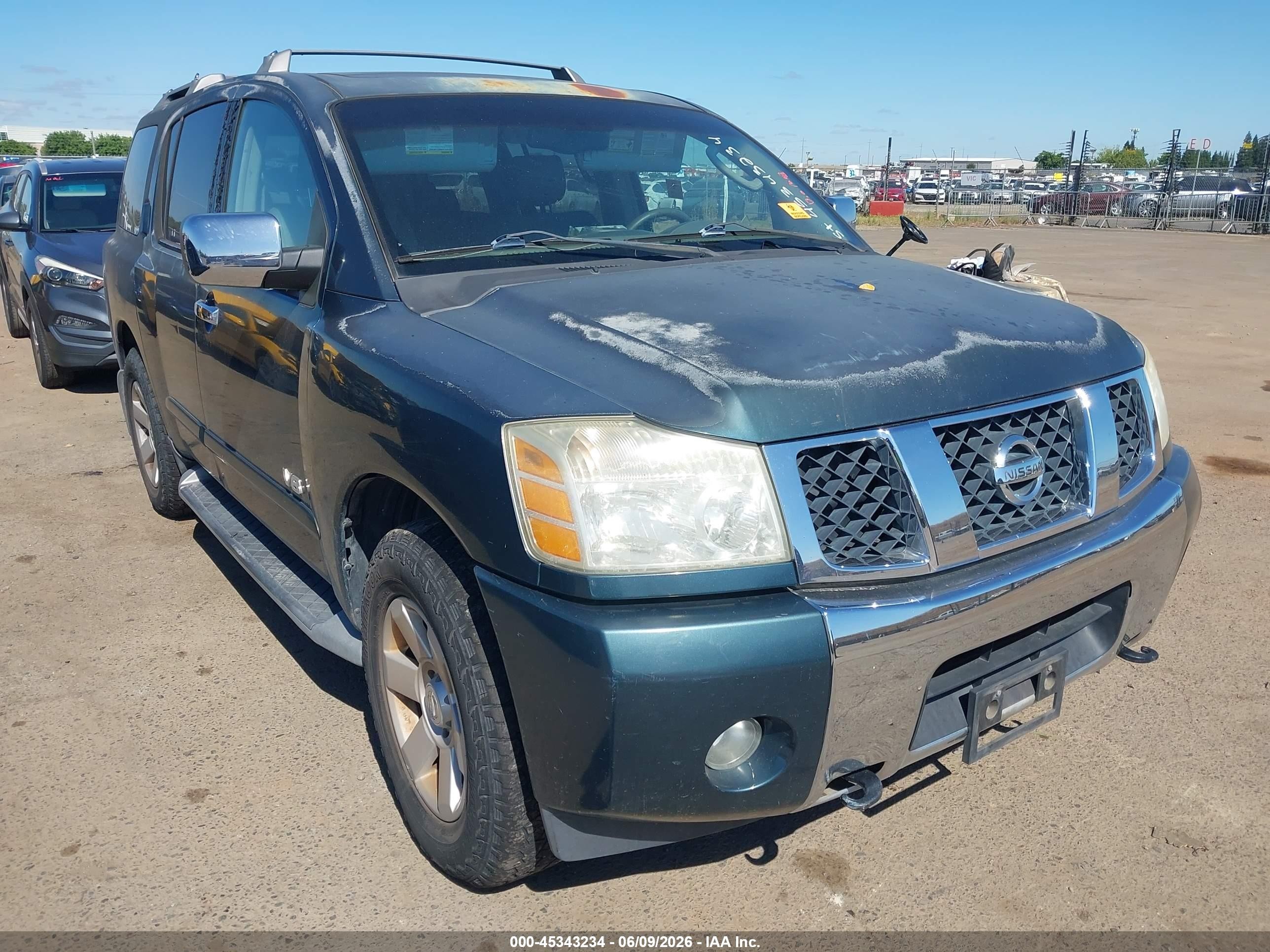 2005 Nissan Armada Le Green vin: 5N1AA08B45N705705