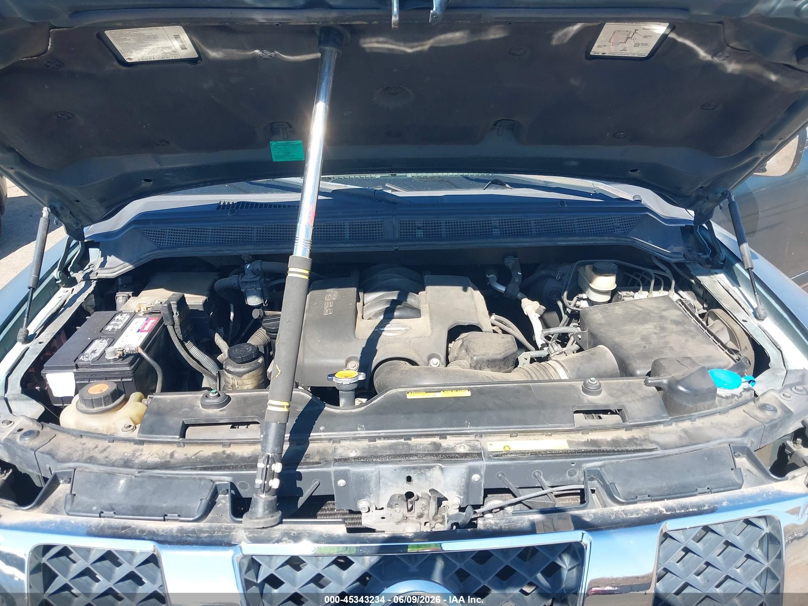 2005 Nissan Armada Le Green vin: 5N1AA08B45N705705