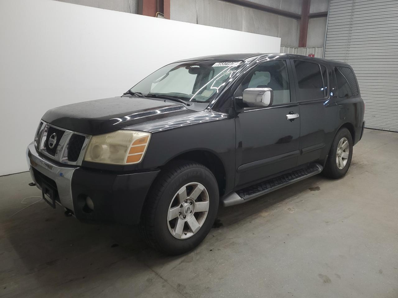 2004 Nissan Armada Se Black vin: 5N1AA08B54N705968 Damage: Left Head Lamp, Faded, Acceptable