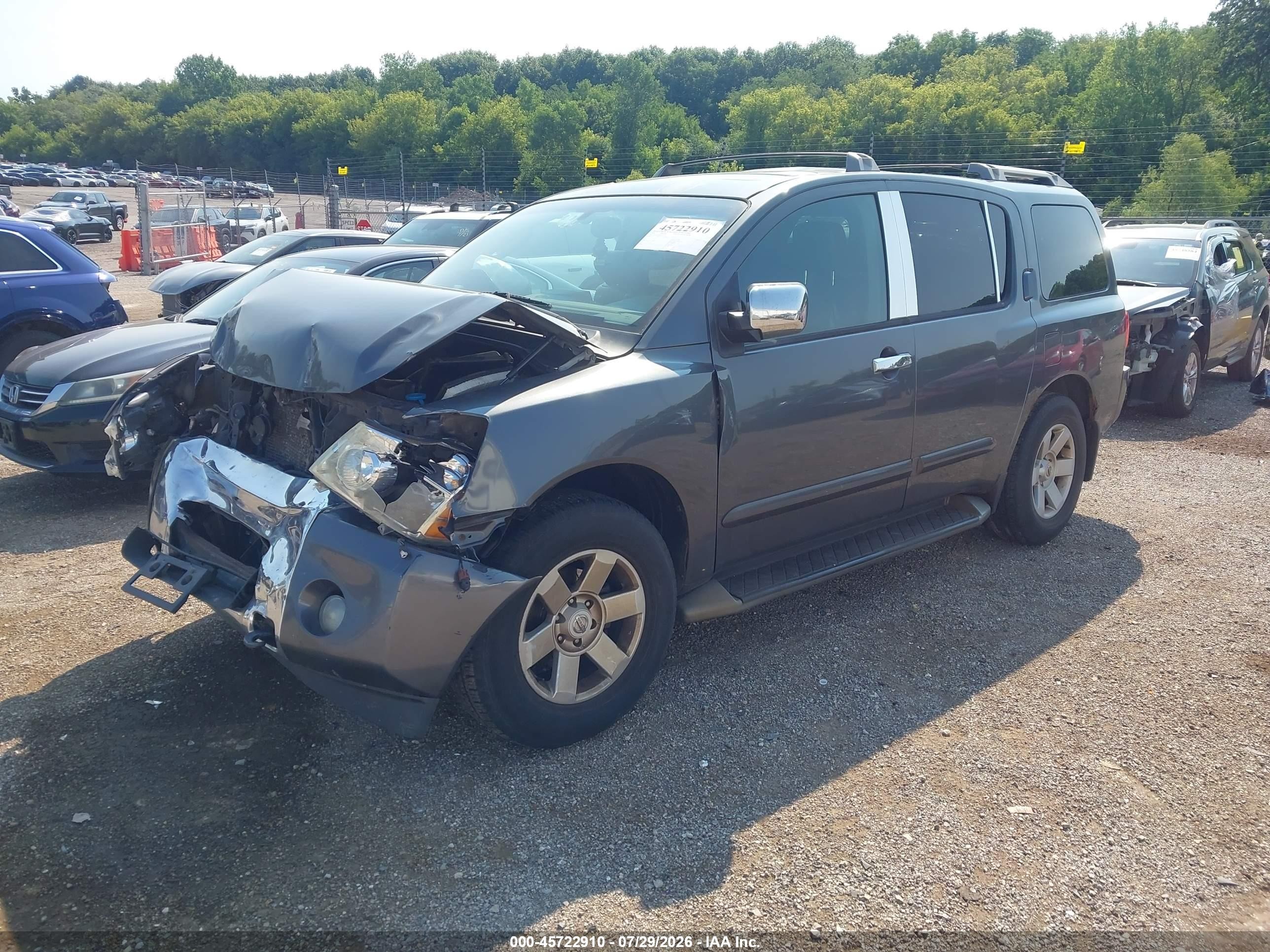 2004 Nissan Pathfinder Armada Le Gray vin: 5N1AA08B54N731597