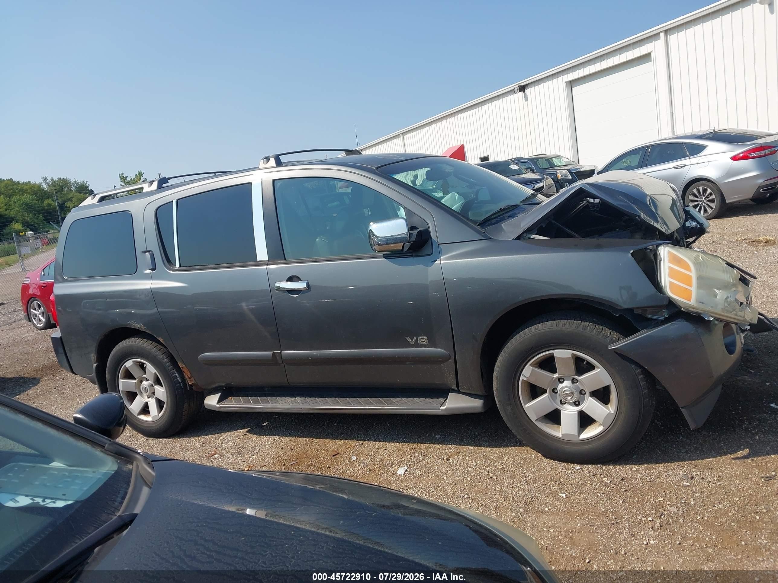 2004 Nissan Pathfinder Armada Le Gray vin: 5N1AA08B54N731597