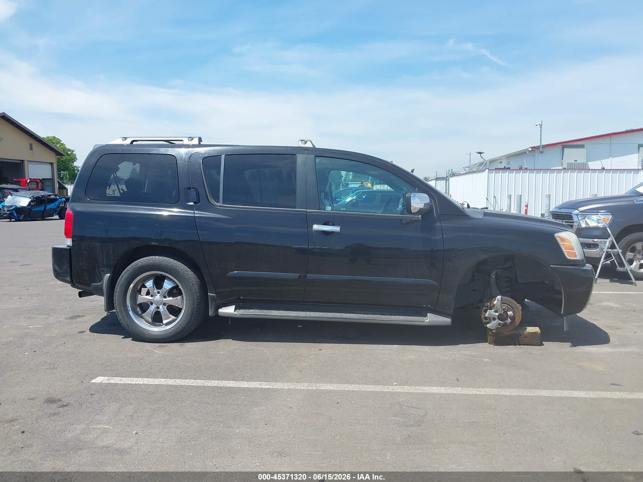 2004 Nissan Pathfinder Armada Se Black vin: 5N1AA08B54N732796