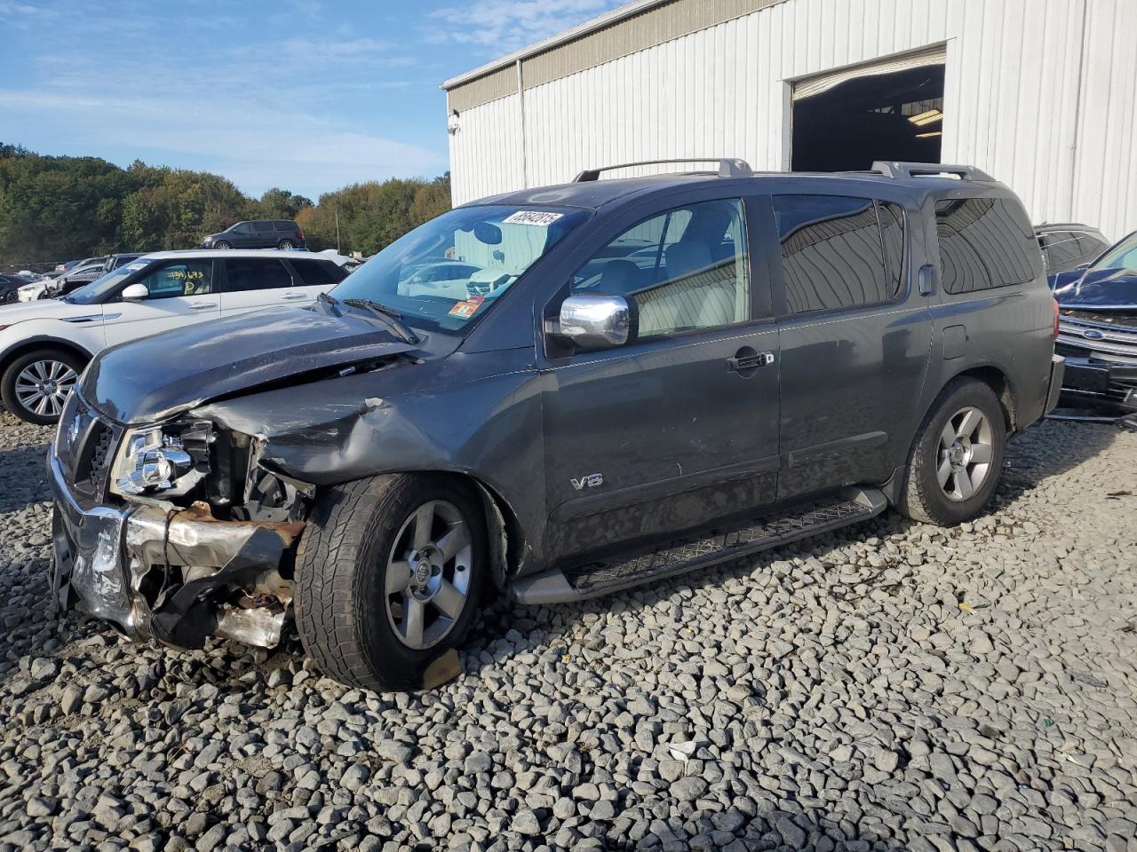 2004 Nissan Armada Se Gray vin: 5N1AA08B64N709396