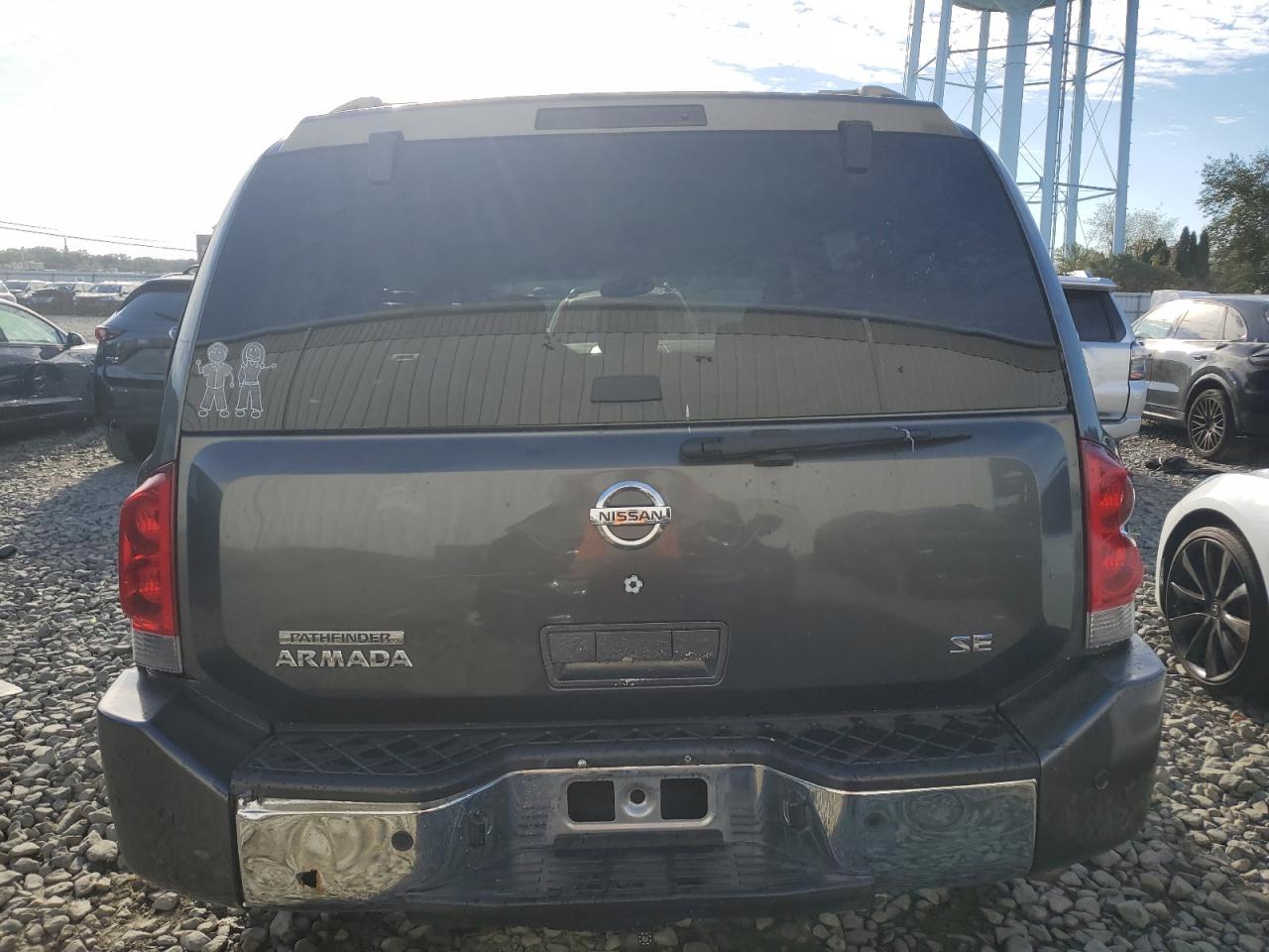 2004 Nissan Armada Se Gray vin: 5N1AA08B64N709396