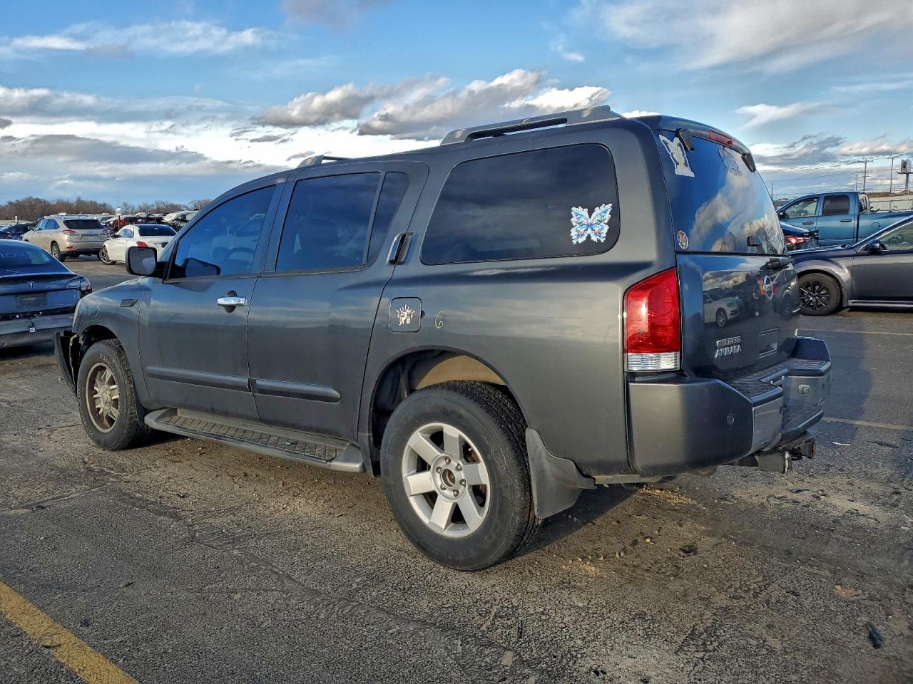 2004 Nissan Armada Se Gray vin: 5N1AA08B64N710838