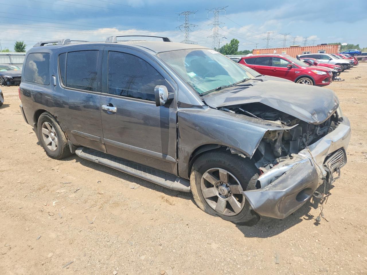 2004 Nissan Armada Se Gray vin: 5N1AA08B64N730006