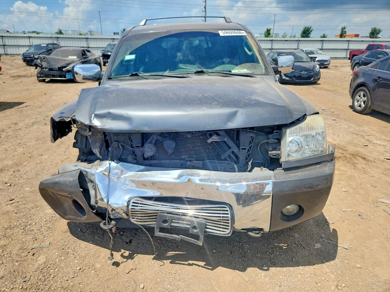 2004 Nissan Armada Se Gray vin: 5N1AA08B64N730006