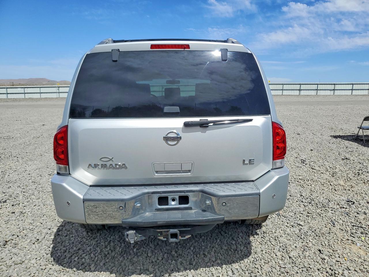 2006 Nissan Armada Se Silver vin: 5N1AA08B76N707126