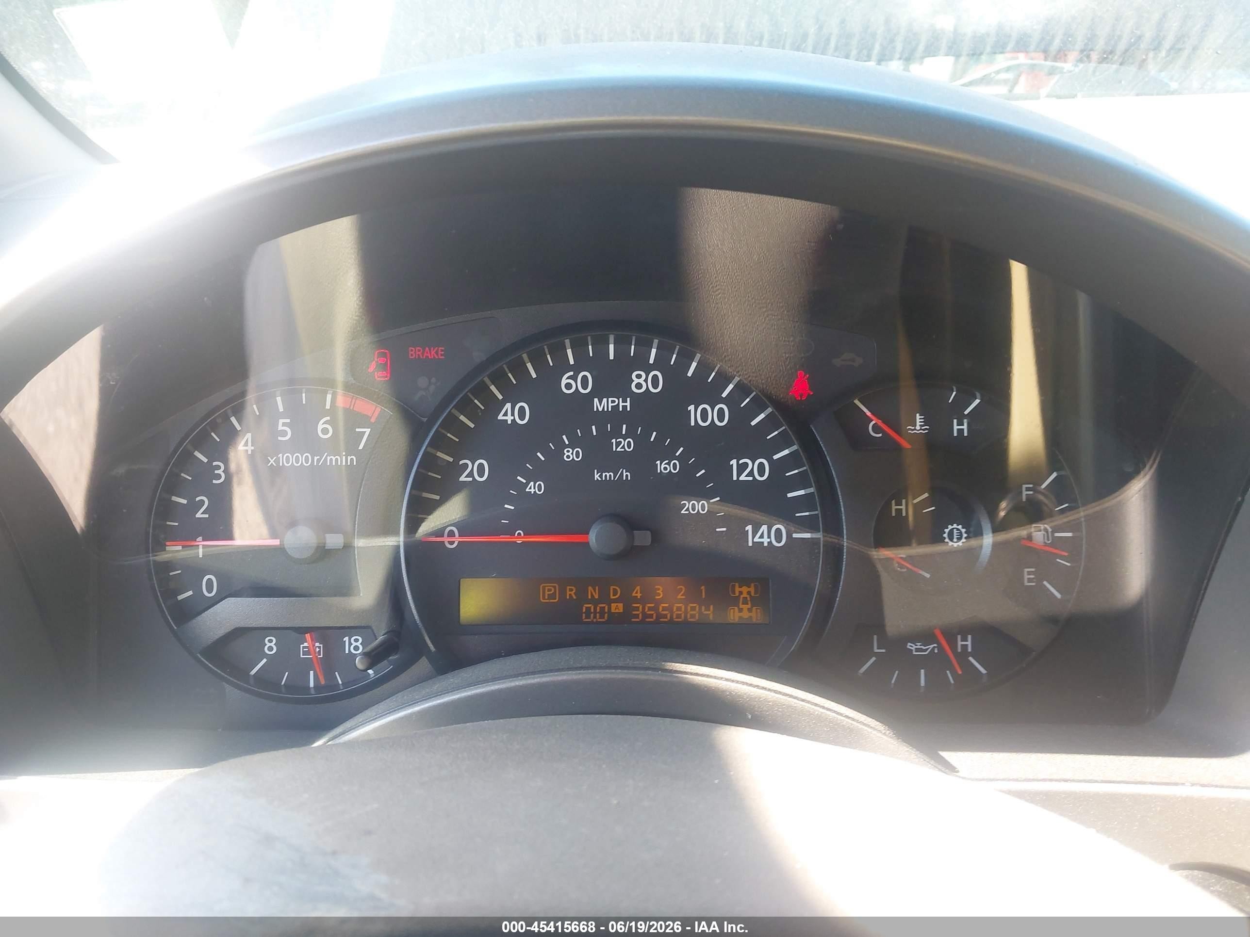 2005 Nissan Armada Le Black vin: 5N1AA08B85N709739