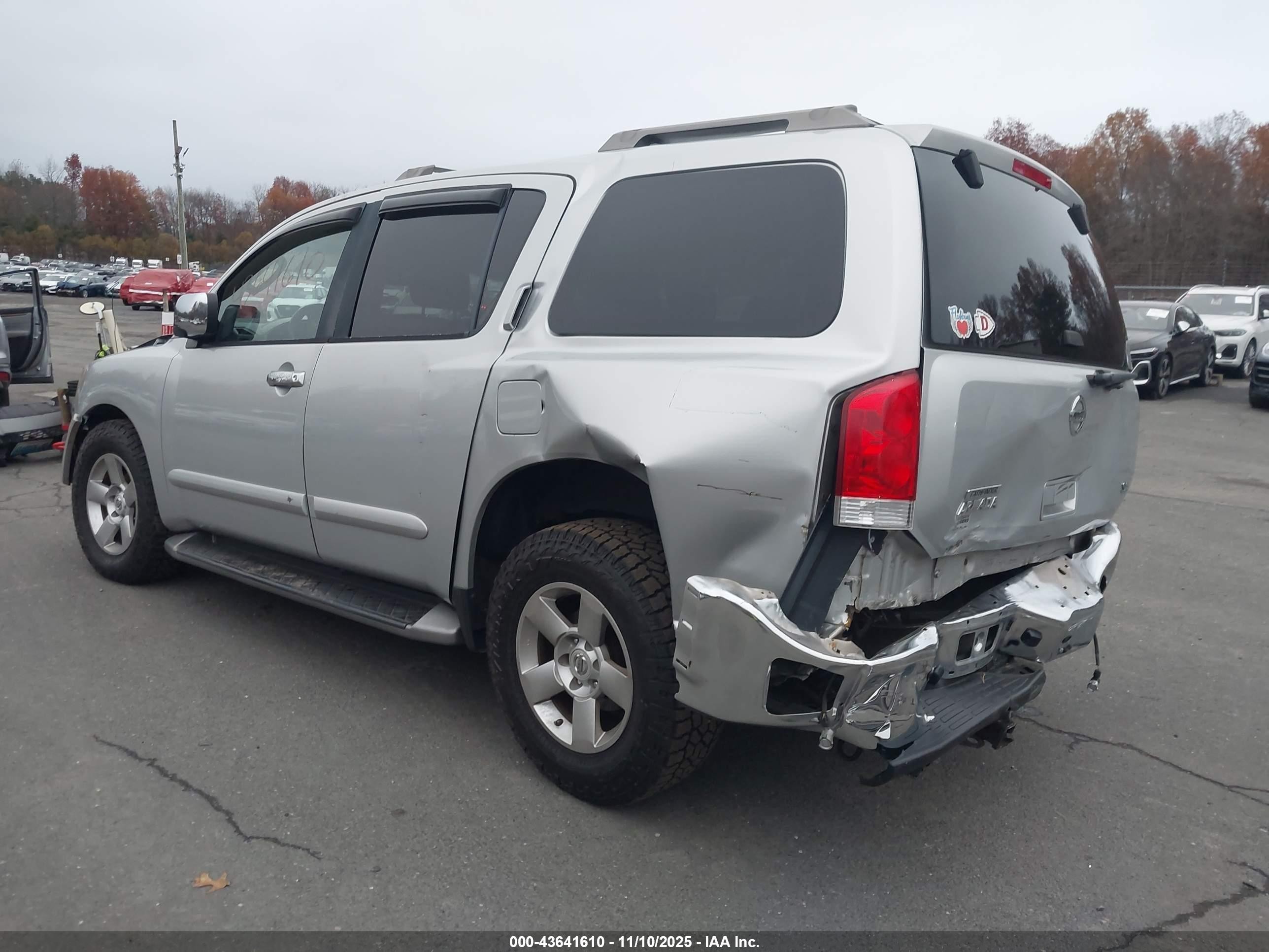 2004 Nissan Pathfinder Armada Se Gray vin: 5N1AA08B94N722045