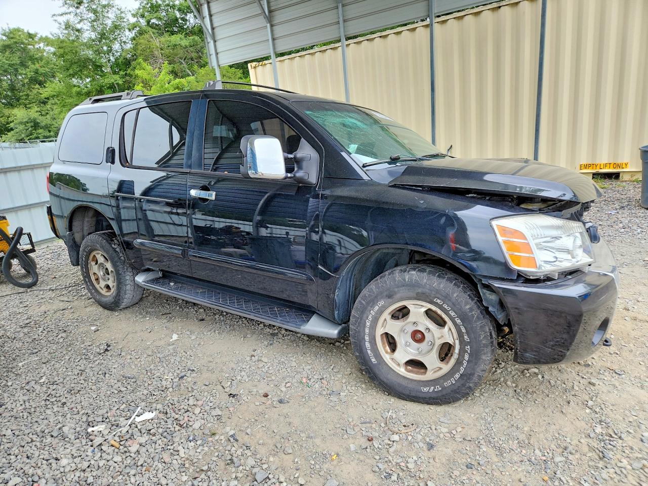 2004 Nissan Armada Se Black vin: 5N1AA08B94N736284