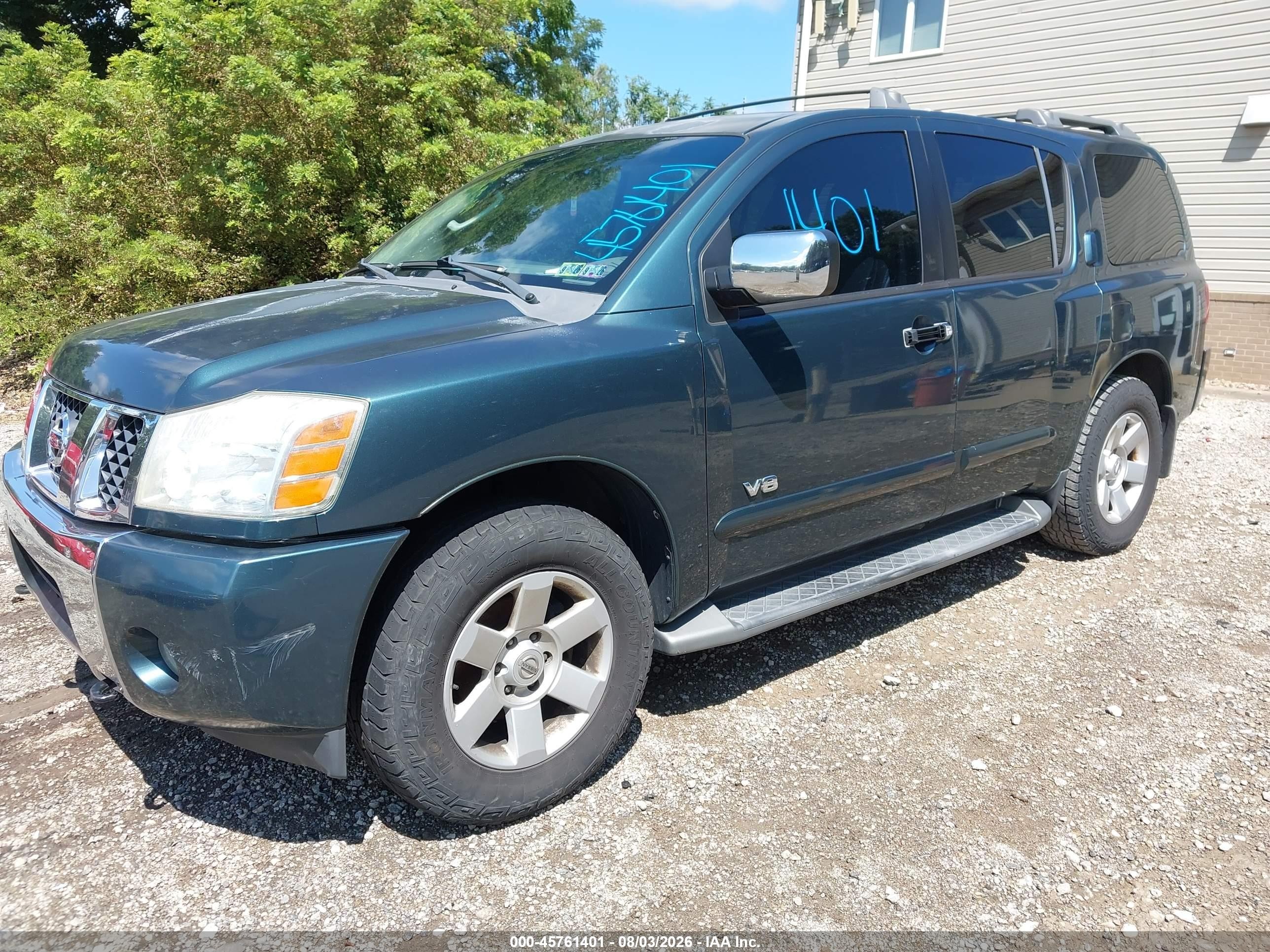 2005 Nissan Armada Le Gray vin: 5N1AA08B95N737985