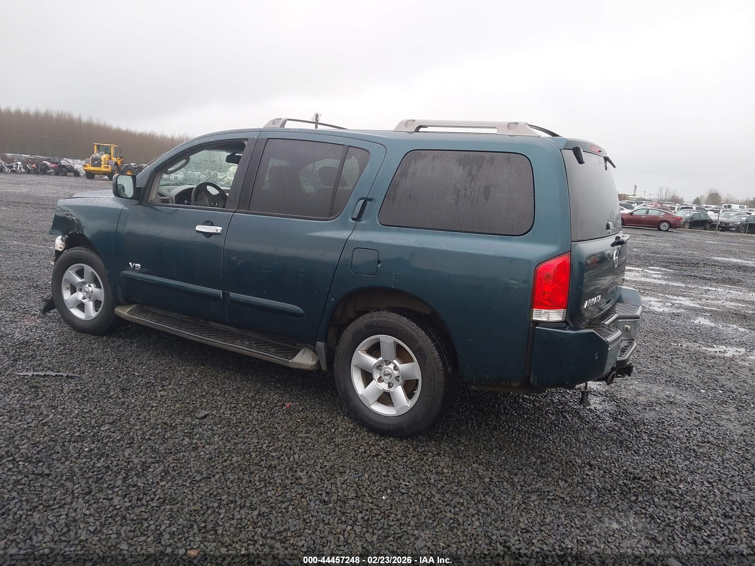 2006 Nissan Armada Se Green vin: 5N1AA08B96N726809