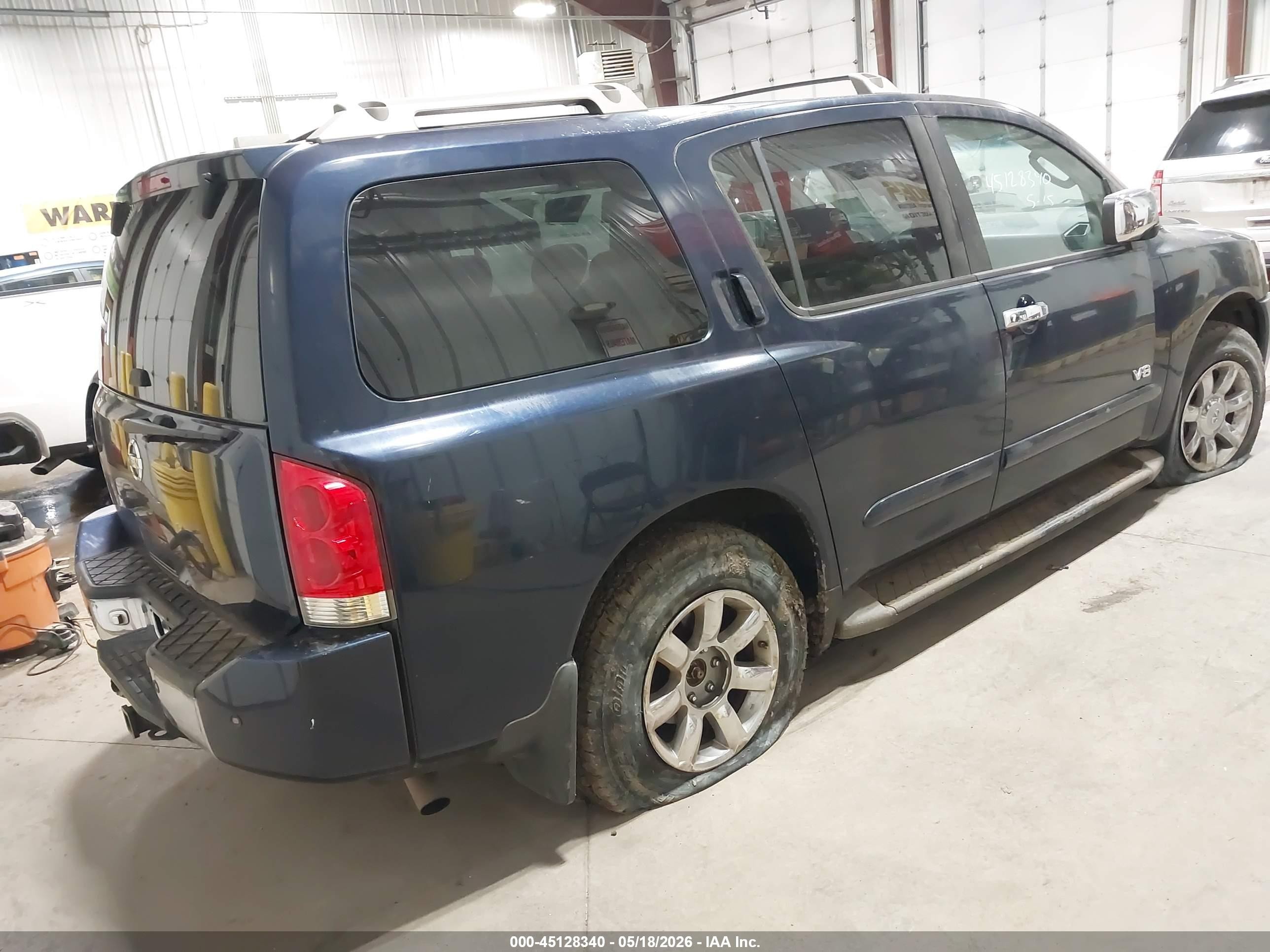 2006 Nissan Armada Se Blue vin: 5N1AA08B96N742475