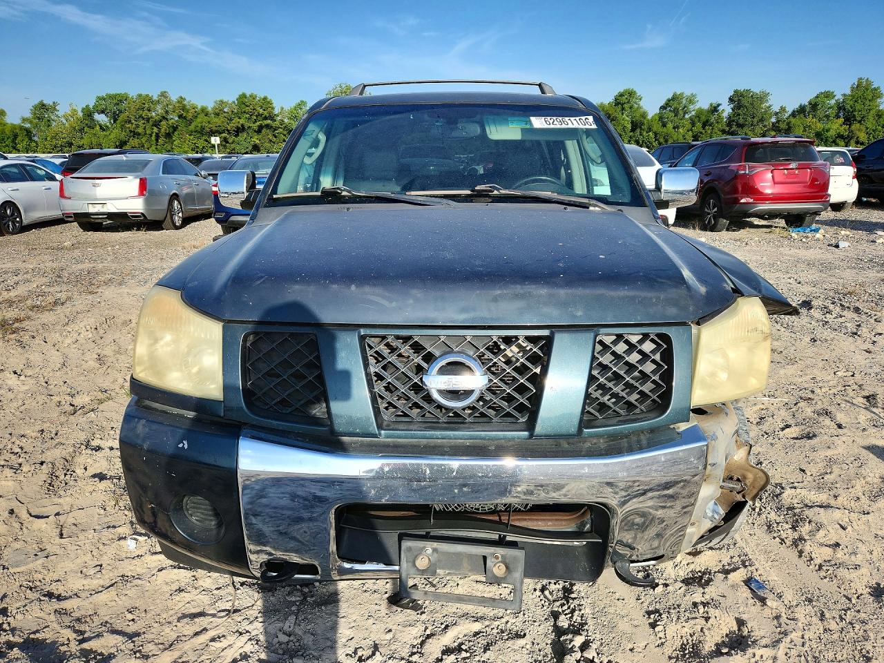 2004 Nissan Armada Se Green vin: 5N1AA08BX4N721065