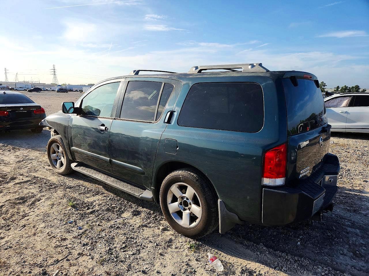 2004 Nissan Armada Se Green vin: 5N1AA08BX4N721065