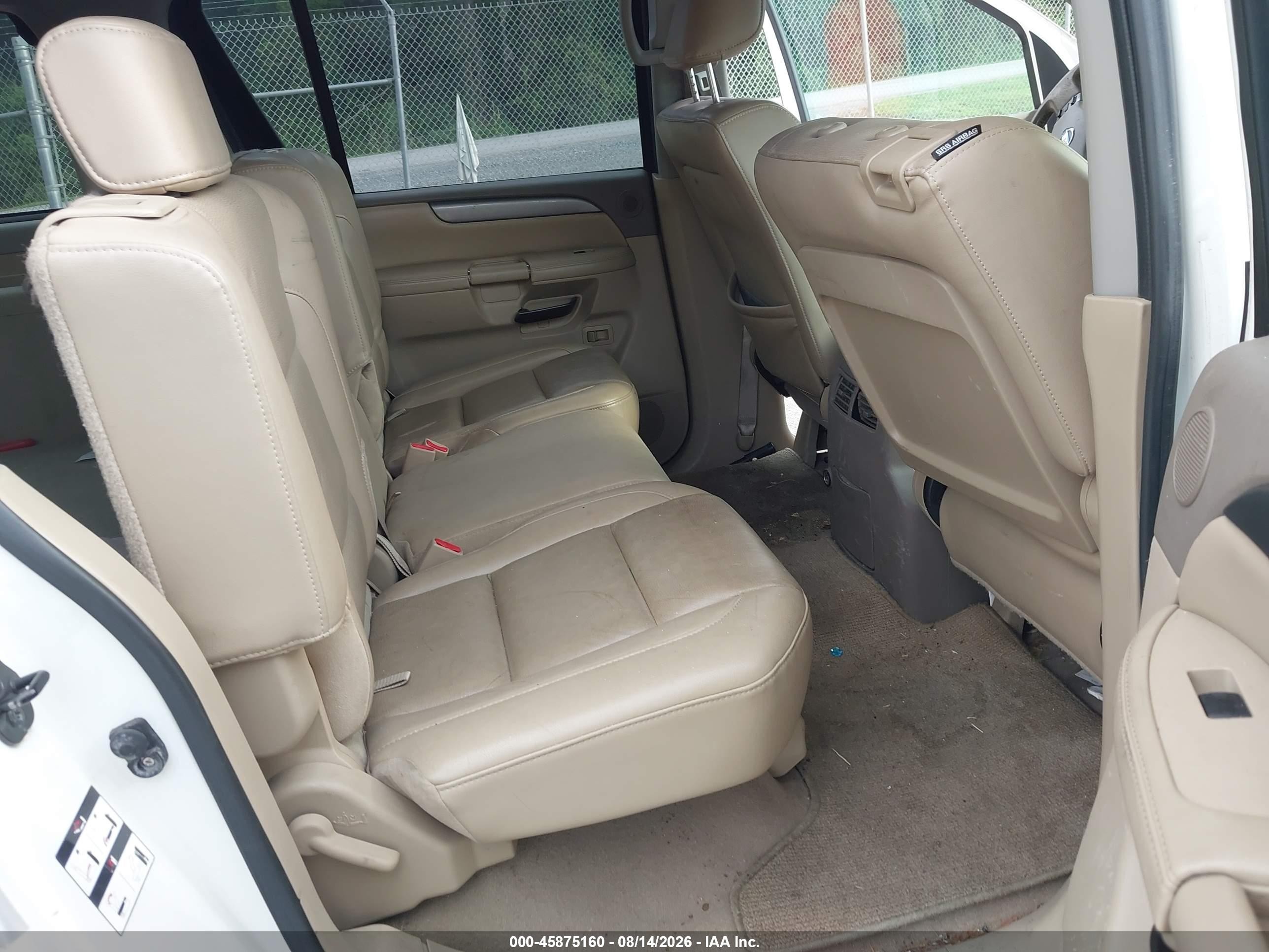 2008 Nissan Armada Se White vin: 5N1AA08C08N607056