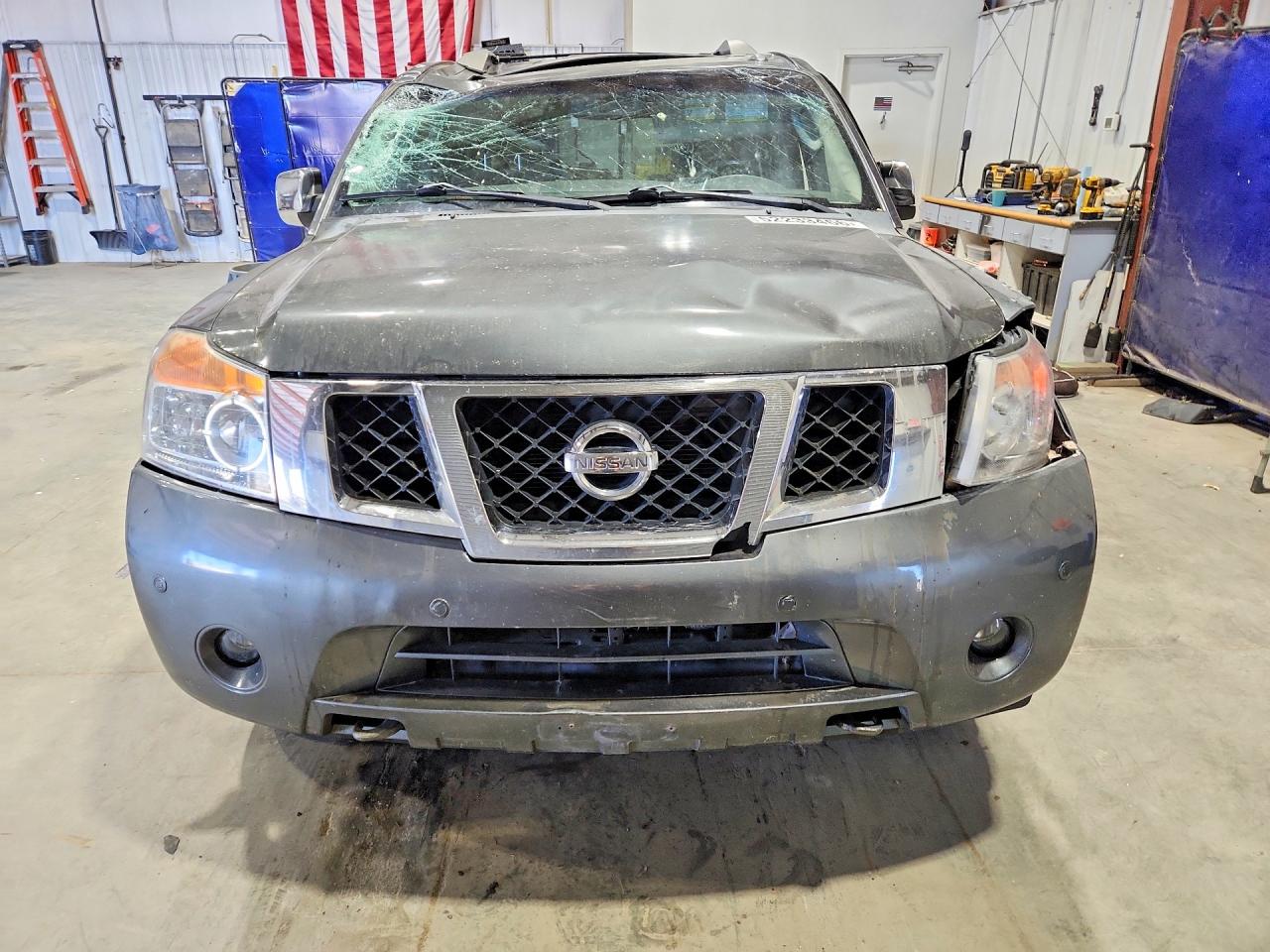 2008 Nissan Armada Se Gray vin: 5N1AA08C08N624732