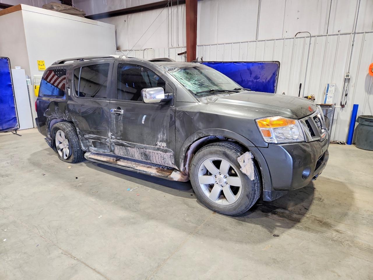 2008 Nissan Armada Se Gray vin: 5N1AA08C08N624732