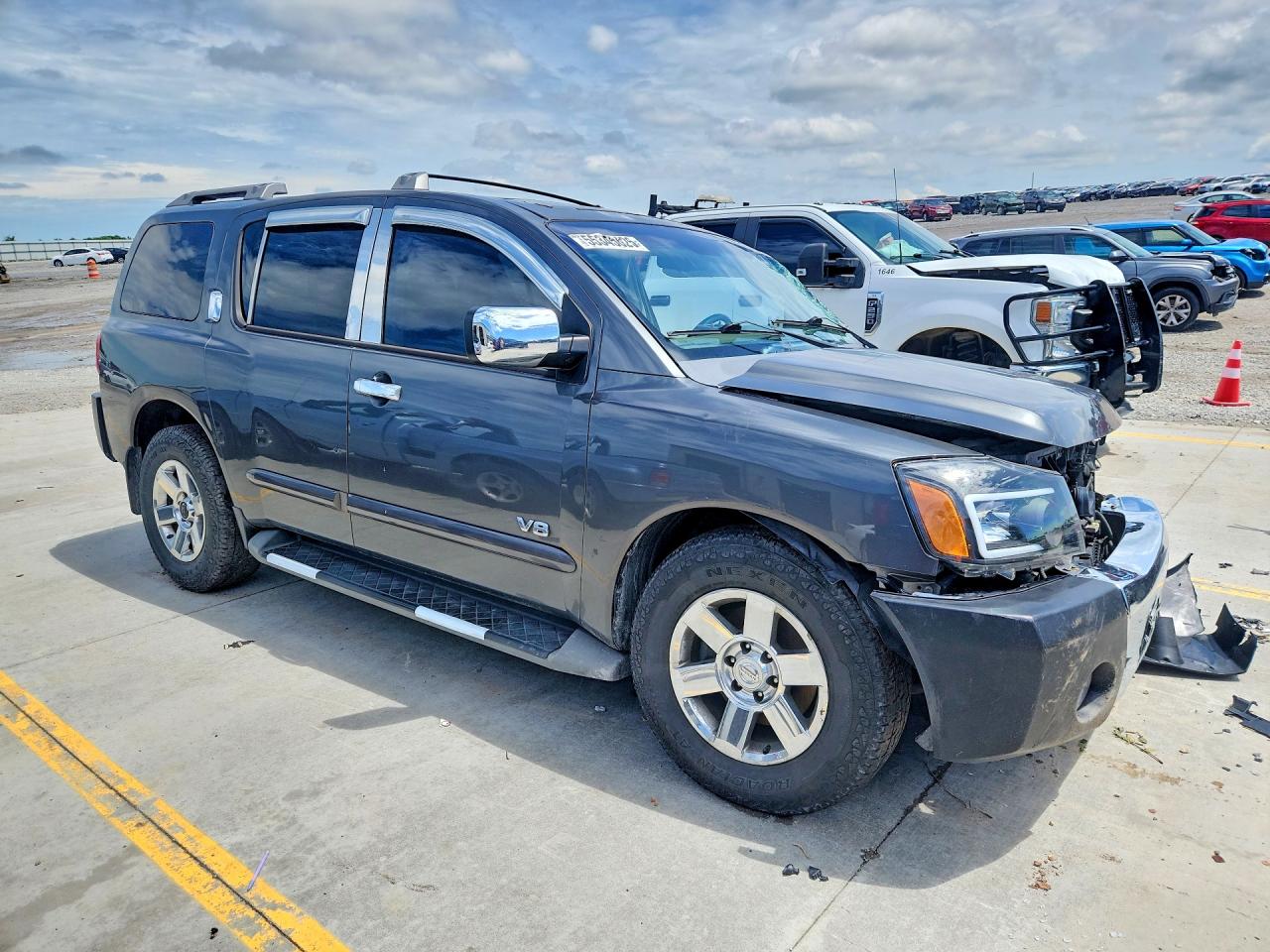 2007 Nissan Armada Se Gray vin: 5N1AA08C17N723915