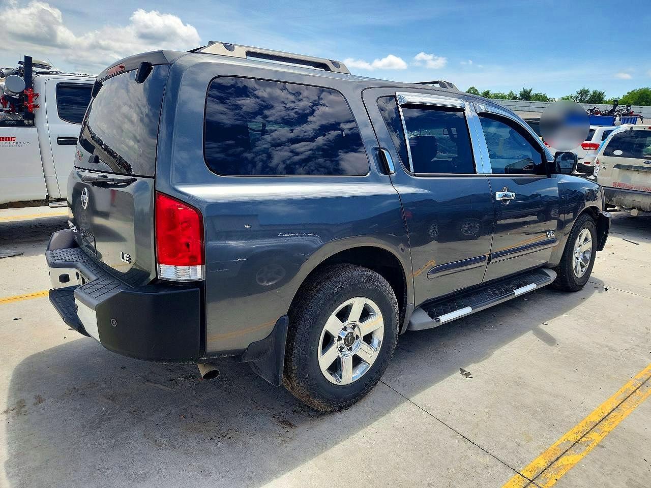 2007 Nissan Armada Se Gray vin: 5N1AA08C17N723915