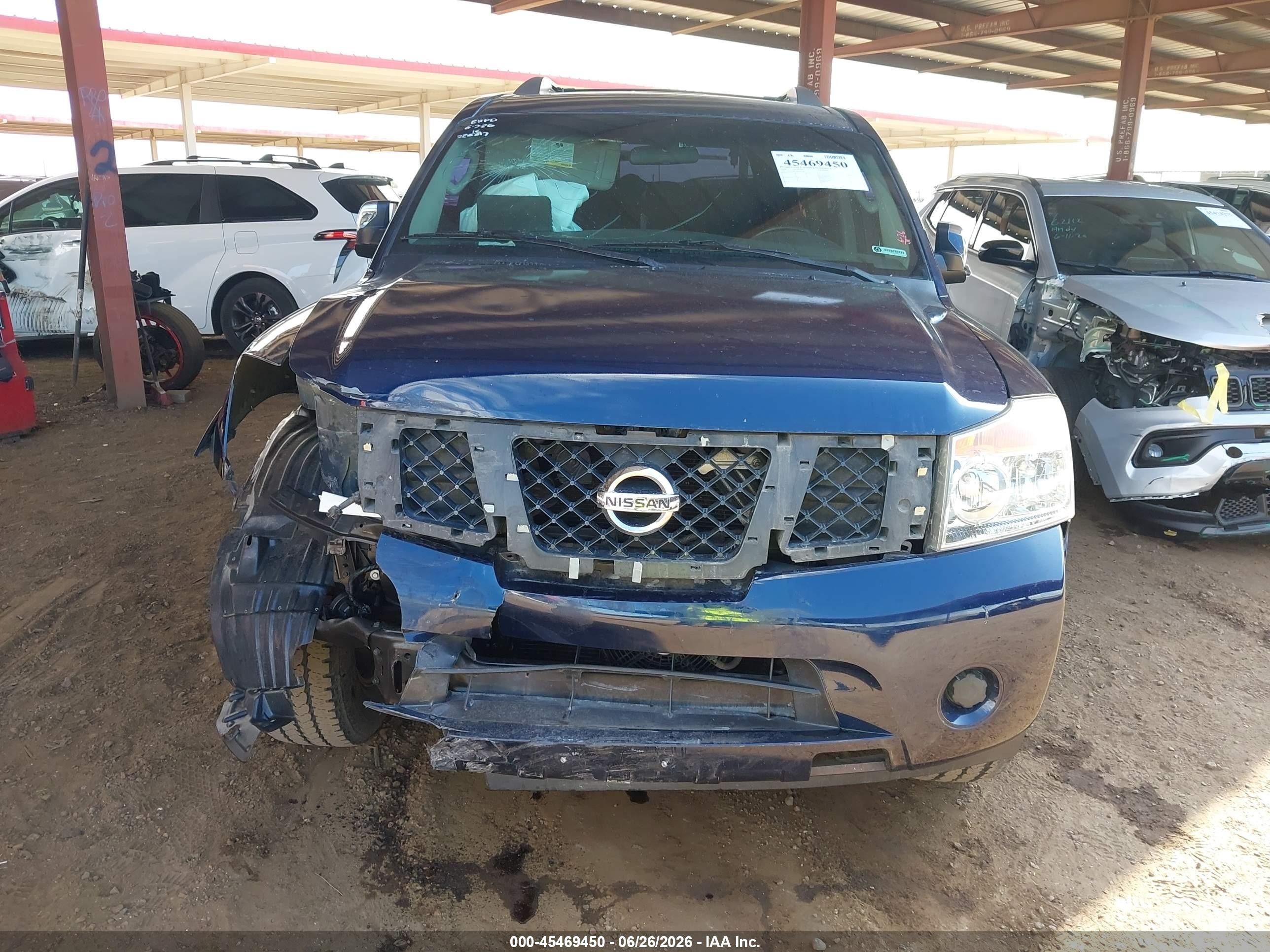 2008 Nissan Armada Se Blue vin: 5N1AA08C28N619306